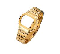 POYNMRE Kompatibel mit Casio Modified Metal Watch Case und Strap DW5600 DW-5600 GW-B5600 GW-M5610 Herren Edelstahl-Armbandgehäuse