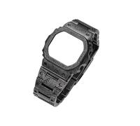 POYNMRE Kompatibel mit Casio Modified Metal Watch Case und Strap DW5600 DW-5600 GW-B5600 GW-M5610 Herren Edelstahl-Armbandgehäuse