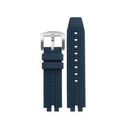 POYNMRE Kompatibel mit Casio Mountaineering PROTREK PRW-3000 PRW-3100 PRW-6000 PRW-6100Y PRG-300 330 Silikonarmband Herrenarmband(Blue steel)