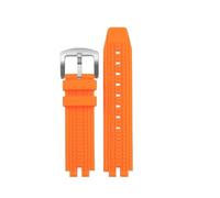POYNMRE Kompatibel mit Casio Mountaineering PROTREK PRW-3000 PRW-3100 PRW-6000 PRW-6100Y PRG-300 330 Silikonarmband Herrenarmband(Orange steel)