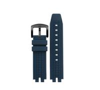 POYNMRE Kompatibel mit Casio Mountaineering PROTREK PRW-3000 PRW-3100 PRW-6000 PRW-6100Y PRG-300 330 Silikonarmband Herrenarmband(Blue Black)