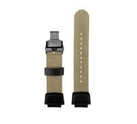 POYNMRE Kompatibel mit Casio Strap DW-9052 9050 9051 DW6900 Serie Herren Outdoor Sports Nylon Canvas Uhrenarmband Modifikationszubehör(Khaki black B)