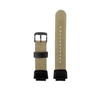 POYNMRE Kompatibel mit Casio Strap DW-9052 9050 9051 DW6900 Serie Herren Outdoor Sports Nylon Canvas Uhrenarmband Modifikationszubehör(Khaki black A)