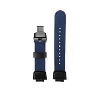 POYNMRE Kompatibel mit Casio Strap DW-9052 9050 9051 DW6900 Serie Herren Outdoor Sports Nylon Canvas Uhrenarmband Modifikationszubehör(Blue black B)
