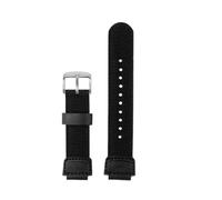 POYNMRE Kompatibel mit Casio Strap DW-9052 9050 9051 DW6900 Serie Herren Outdoor Sports Nylon Canvas Uhrenarmband Modifikationszubehör(Black silver A)