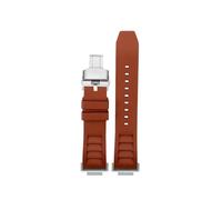 POYNMRE Kompatibel mit Casio Strap GM-5600 DW5600/DW5610 GM-110 Serie Fluoro Gummi Armband Sport Silikon herren Uhr Zubehör 16mm(Brown S Folding)