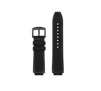 POYNMRE Kompatibel mit Casio Uhren DW-H5600, DW H5600, AE1200, AE1300, AE1500, W-218H: Silikon-Uhrenarmband, wasserdicht, 18 mm breit(White line-black)