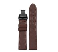 POYNMRE Kompatibel mit Citizen BM8475 BM7140 Seiko Uhrenarmband, wasserdicht, Nylon, Canvas, Sport, Outdoor, Lederarmband, Herren, 20 mm, 22, 23, Grün(Brown black Folding,23mm)