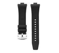 POYNMRE Kompatibel mit Citizen NJ0150 NJ0151 NJ0158 Uhr Fluorkautschukband FKM Armband Herrenarmband Schnellverschluss-Armband(Noir)