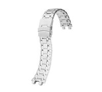 POYNMRE Kompatibel mit dem Edelstahl-Uhrenarmband der Casio Edifice-Serie EF-539 5118. Konkav-konvexe Schnittstelle. Massives Metallarmband for Herren