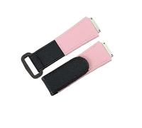 POYNMRE Kompatibel mit Richard Mille RM011 RM030 RM005 RM035 RM055 RM35-01 RM67, individuelles FKM-Gummi-Uhrenarmband, elastisches Nylon-Armband(Pink,RM35-01 model)