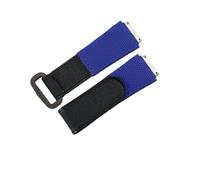 POYNMRE Kompatibel mit Richard Mille RM011 RM030 RM005 RM035 RM055 RM35-01 RM67, individuelles FKM-Gummi-Uhrenarmband, elastisches Nylon-Armband(Dark blue,RM055 model)