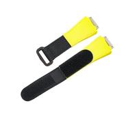 POYNMRE Kompatibel mit Richard Mille RM011 RM030 RM005 RM035 RM055 RM35-01 RM67, individuelles FKM-Gummi-Uhrenarmband, elastisches Nylon-Armband(Yellow,RM59-01 model)