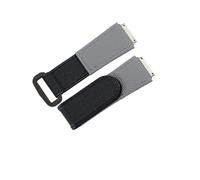 POYNMRE Kompatibel mit Richard Mille RM011 RM030 RM005 RM035 RM055 RM35-01 RM67, individuelles FKM-Gummi-Uhrenarmband, elastisches Nylon-Armband(Gray,RM50-01 model)