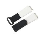 POYNMRE Kompatibel mit Richard Mille RM011 RM030 RM005 RM035 RM055 RM35-01 RM67, individuelles FKM-Gummi-Uhrenarmband, elastisches Nylon-Armband(Bianco,RM052 model)