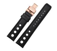 POYNMRE Kompatibel mit Tissot 1853 Sports Racing Series PRS516 T91 Uhrenarmband, Deckschicht Rindsleder, 20 mm, kompatibel Chopin-Uhrenarmband, Echtlederbänder