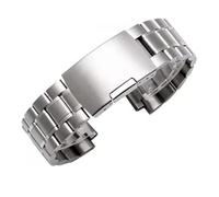 POYNMRE Massives Edelstahlarmband, kompatibel mit Casio-Serie GST-B200, GST B200 Armband, Edelstahl-Uhrenarmband, 16 mm(C silver)