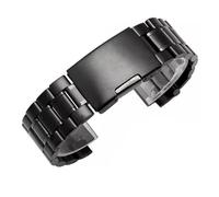 POYNMRE Massives Edelstahlarmband, kompatibel mit Casio-Serie GST-B200, GST B200 Armband, Edelstahl-Uhrenarmband, 16 mm(C black)