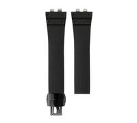 POYNMRE Modifizieren Sie das Gmw B5000 FKM-Gummi-Uhrenarmband, kompatibel mit Casio GMW-B5000 GM-B2100 Fluorkautschuk-Uhrenarmband, Metallgehäuse, Anzugzubehör(Black black buckle,For GM-B2100)