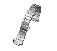 POYNMRE Modifiziertes Metall-Uhrenarmband, kompatibel mit Casioak 5611 GA-2100 GM2100 GBM-2100, Edelstahl-Armband GA2100, Armband 16 mm(Silver)