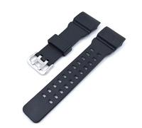 POYNMRE Silikon kompatibel mit Casio Uhrenarmband, Gummiband, EF-Ersatzband, Sportuhrenarmband, 16 mm, 18, 20, 22, Gürtel der GA-100/110/120-Serie(X-black)