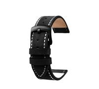POYNMRE Uhrenarmband kompatibel mit Herren-Rindsleder-Uhrenarmband T49905 T49963 T49953 Serie Herren-Rindsleder, nicht glatt, braunes, 20 mm(Black black)