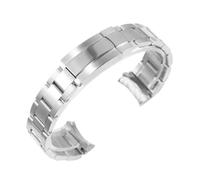 POYNMRE Uhrenarmband kompatibel mit Rolex Oyster Perpetual Datejust DAYTONA SUBMARINER Luxus-Uhrenarmband for Herren, Edelstahl 904L, Armband 20 mm 21 mm(21mm)