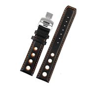 POYNMRE Uhrenarmband kompatibel mit Tissot 1853 T91 Motorsport Series PRS516 T044 Echtleder-Uhrenarmband, wasserdichtes Herrenarmband, 20 mm