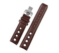 POYNMRE Uhrenarmband kompatibel mit Tissot 1853 T91 Motorsport Series PRS516 T044 Echtleder-Uhrenarmband, wasserdichtes Herrenarmband, 20 mm