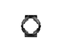 POYNMRE Uhrenzubehör, kompatibel mit Casio G-SHOCK GA-110GB/100/120, schwarzes Samurai-modifiziertes Edelstahlarmband, Metallgehäuse, Lünette Werkzeug(Only Case-black)