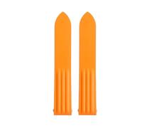 POYNMRE VITON-Gummiband, kompatibel mit Cartier Roadster-Uhr WE500260 W6206018, 19 mm, blau-orangenfarbenes Armband 18 Faltschließe(Orange no buckle)