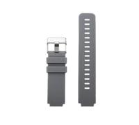 POYNMRE Weiches Silikonarmband, geeignet for Casio Small Block AE1200/1300 SGW400 AQ-150W, modifiziertes Silikon-Uhrenarmband, 18 mm, Schwarz/Orange(Grey silver)