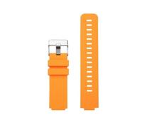 POYNMRE Weiches Silikonarmband, geeignet for Casio Small Block AE1200/1300 SGW400 AQ-150W, modifiziertes Silikon-Uhrenarmband, 18 mm, Schwarz/Orange(Orange silver)