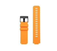 POYNMRE Weiches Silikonarmband, geeignet for Casio Small Block AE1200/1300 SGW400 AQ-150W, modifiziertes Silikon-Uhrenarmband, 18 mm, Schwarz/Orange(Orange black)