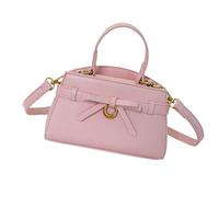 Poystng Bowling Tasche mit Schleife, weiche PU Umhängetasche | Handliche Bowlingtaschen aus PU Leder, Schultertasche mit verstellbarem Riemen Einkaufen und Pendeln