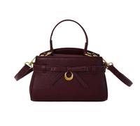 Poystng Bowling Tasche mit Schleife, weiche PU Umhängetasche | Handliche Bowlingtaschen aus PU Leder, Schultertasche mit verstellbarem Riemen Einkaufen und Pendeln