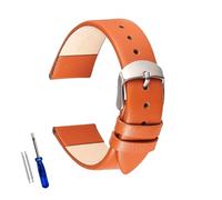 Poyuad 19 cm langes, weiches Lederarmband, 14-22 mm breit, schmales Armband, schlicht und stilvoll, Ersatzarmband,16 mm