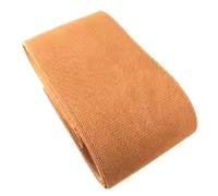 Poyuad 2 Meter 100 mm breit zum Nähen von Hosen, Bund, elastisches Gurtband, verbreitertes Kleid, Rock, Gürtel, Twill-Gummiband, DIY-Kleidung, Nähzubehör,Braun,100mm