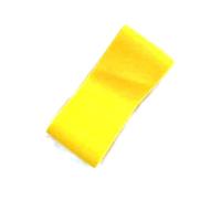 Poyuad 2 Meter 100 mm breit zum Nähen von Hosen, Bund, elastisches Gurtband, verbreitertes Kleid, Rock, Gürtel, Twill-Gummiband, DIY-Kleidung, Nähzubehör,Gelb,100mm