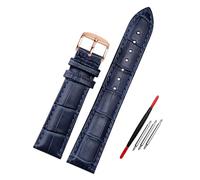 Poyuad 20 cm langes Lederarmband, blau, 14-23 mm breit, universelles Herrenarmband - ein stylisches und attraktives Accessoire.,19 mm