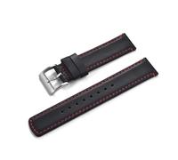 Poyuad 21 cm langes, 20-22 mm breites Lederarmband mit Schnellverschluss, Herrenarmband, geeignet für den Alltag,22 mm