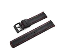 Poyuad 21 cm langes, 20-22 mm breites Lederarmband mit Schnellverschluss, Herrenarmband, geeignet für den Alltag,22 mm