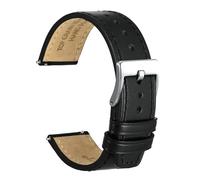 Poyuad 21 cm langes Lederarmband mit Schnellverschluss, 18-22 mm breit, geeignet für den Alltag, verstellbarer Riemen.,22 mm