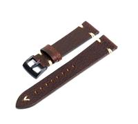 Poyuad 21 cm langes, Vintage-Lederarmband im Used-Look, 20-22 mm breit, Herrenuhren-Accessoire, geeignet für den Alltag.,20 mm