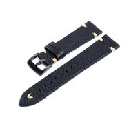 Poyuad 21 cm langes, Vintage-Lederarmband im Used-Look, 20-22 mm breit, Herrenuhren-Accessoire, geeignet für den Alltag.,22 mm