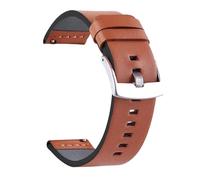 Poyuad 22 cm langes Vintage-Lederarmband, 18-24 mm breit, Edelstahlschließe, langlebig, Unisex, für den täglichen Gebrauch geeignet.,22 mm