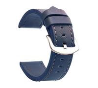 Poyuad 22 cm langes Vintage-Lederarmband, 18-24 mm breit, Edelstahlschließe, langlebig, Unisex, für den täglichen Gebrauch geeignet.,20 mm