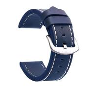 Poyuad 22 cm langes Vintage-Lederarmband, 18-24 mm breit, Edelstahlschließe, langlebig, Unisex, für den täglichen Gebrauch geeignet.,22 mm