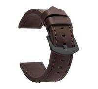 Poyuad 22 cm langes Vintage-Lederarmband, 18-24 mm breit, Edelstahlschließe, langlebig, Unisex, für den täglichen Gebrauch geeignet.,20 mm