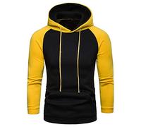 PPPPA Herren Kapuzenjacke Sweatjacke Hoodie Jacke Pullover Mit Kapuze Und Fleece-Innenseite Outdoor Herren Fleece-Hoodie Kapuzenpullover Sweatjacke Herren Color Block Hoodie